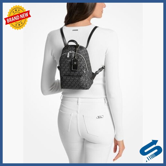 Extra Small Convertible Messenger Backpack with Multiple Pockets for Essentials